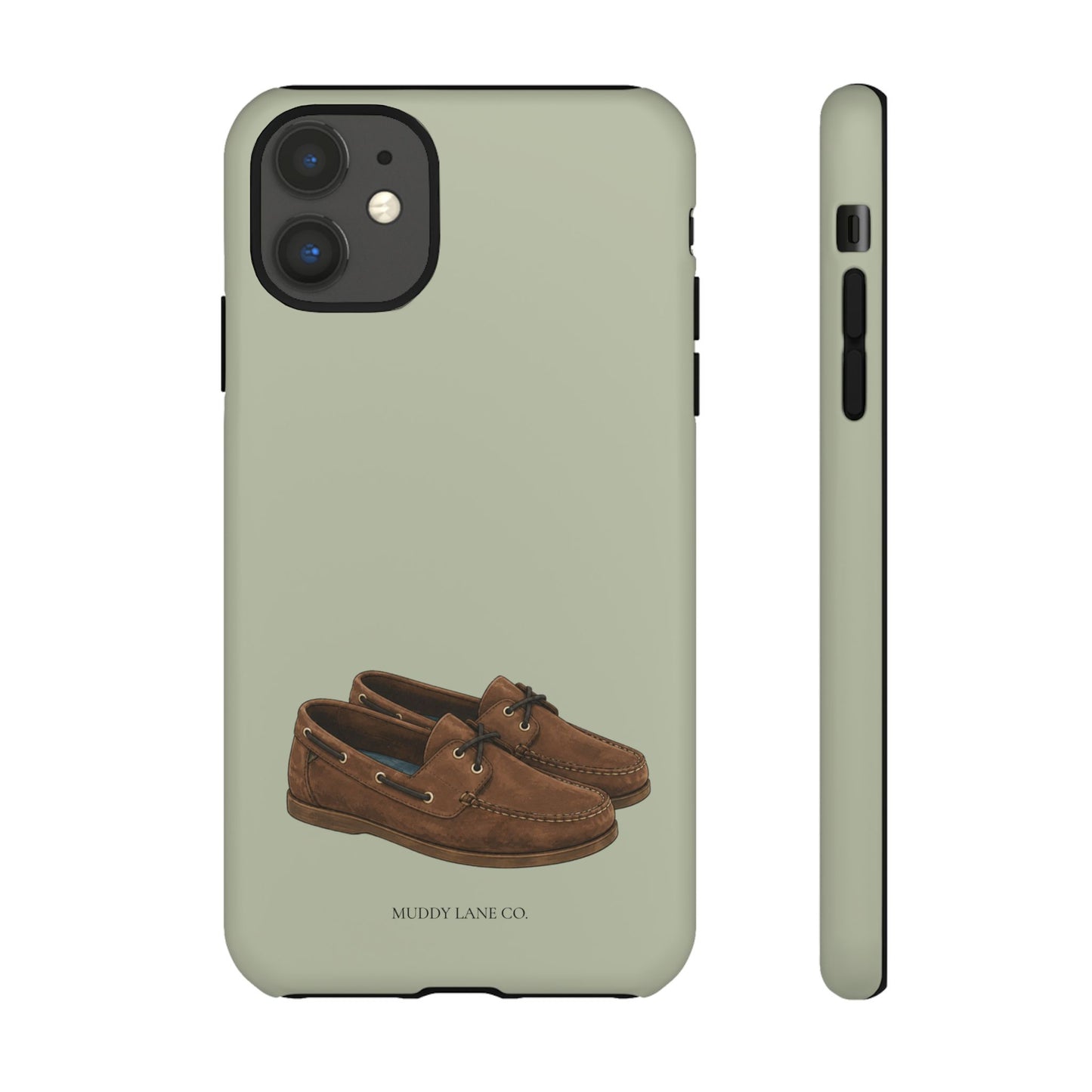 Deck Shoes Tough Phone Case in Light Sage Matte