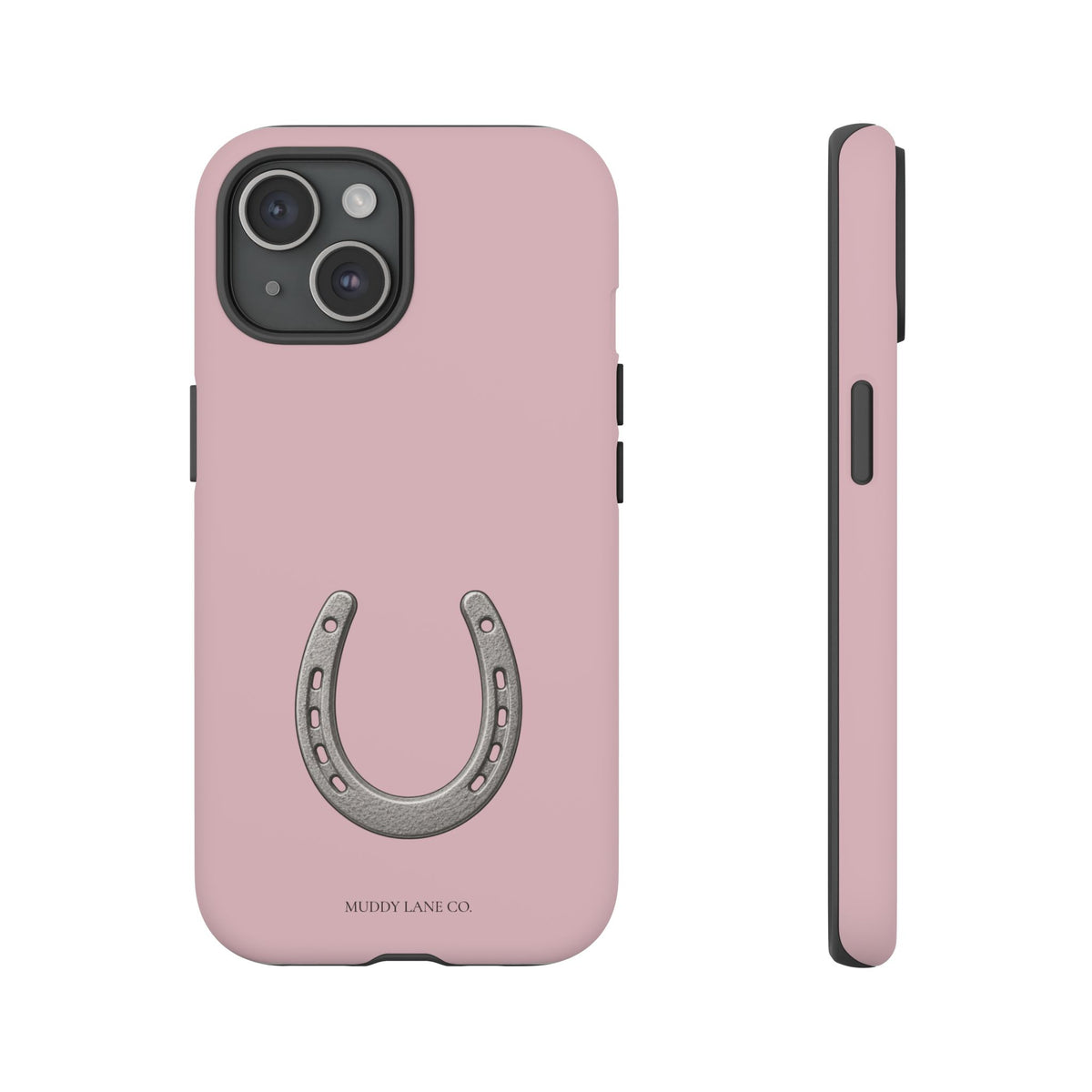 Horseshoe Tough Phone Case in Soft Rosette Pink Matte