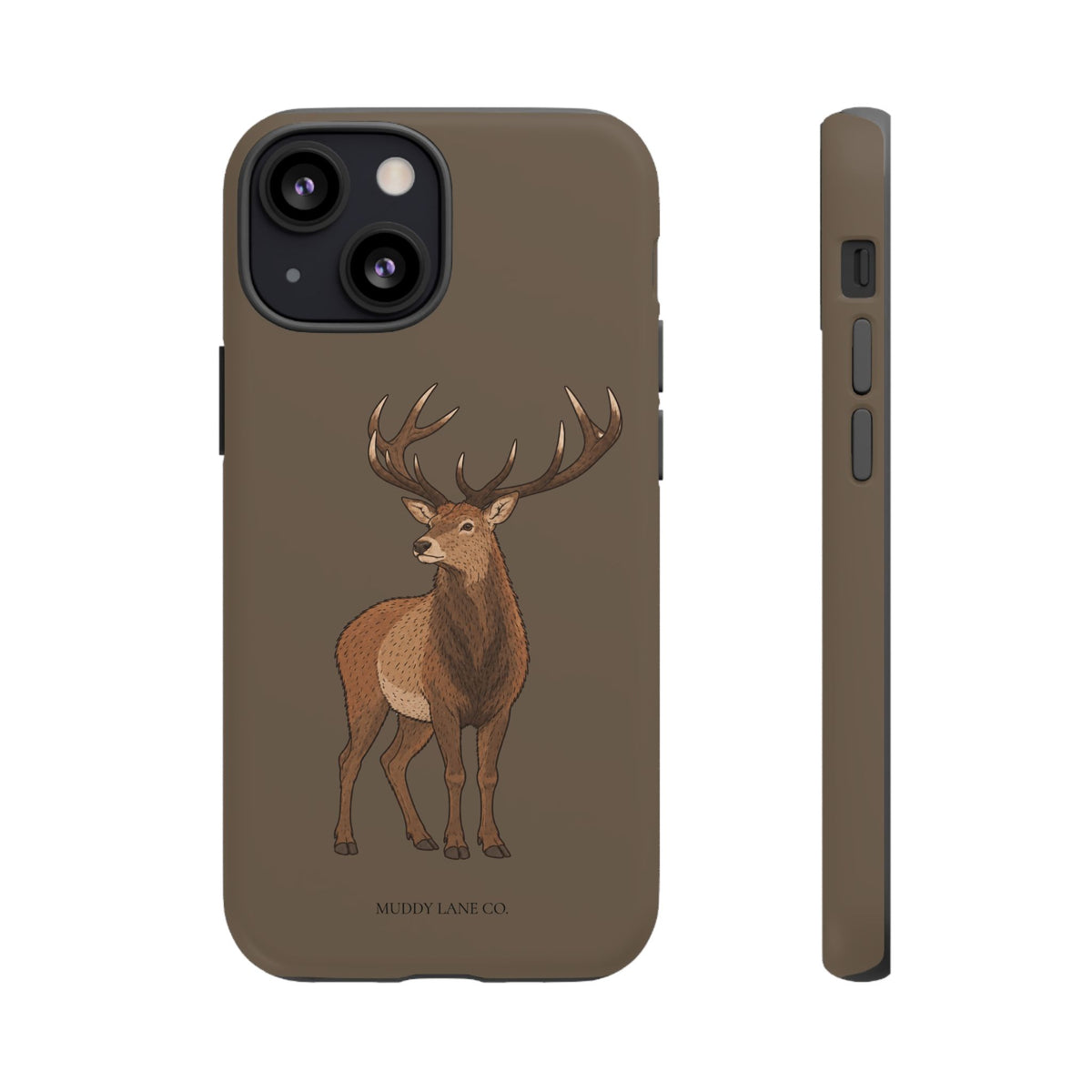 Stag Tough Phone Case in Taupe Brown Matte