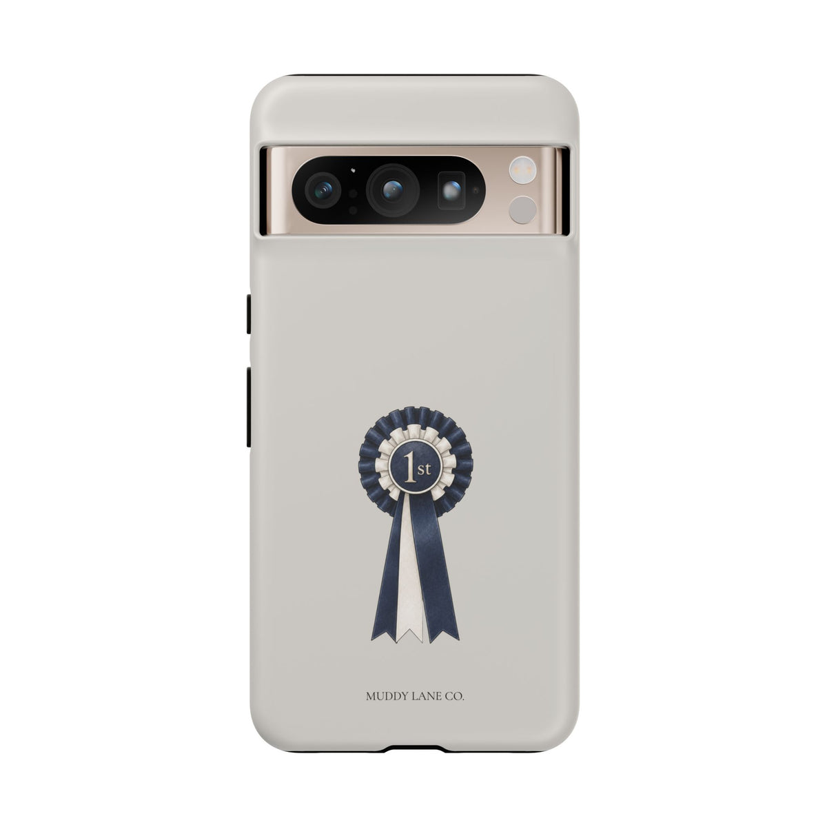 Rosette Tough Phone Case in Soft Grey Matte