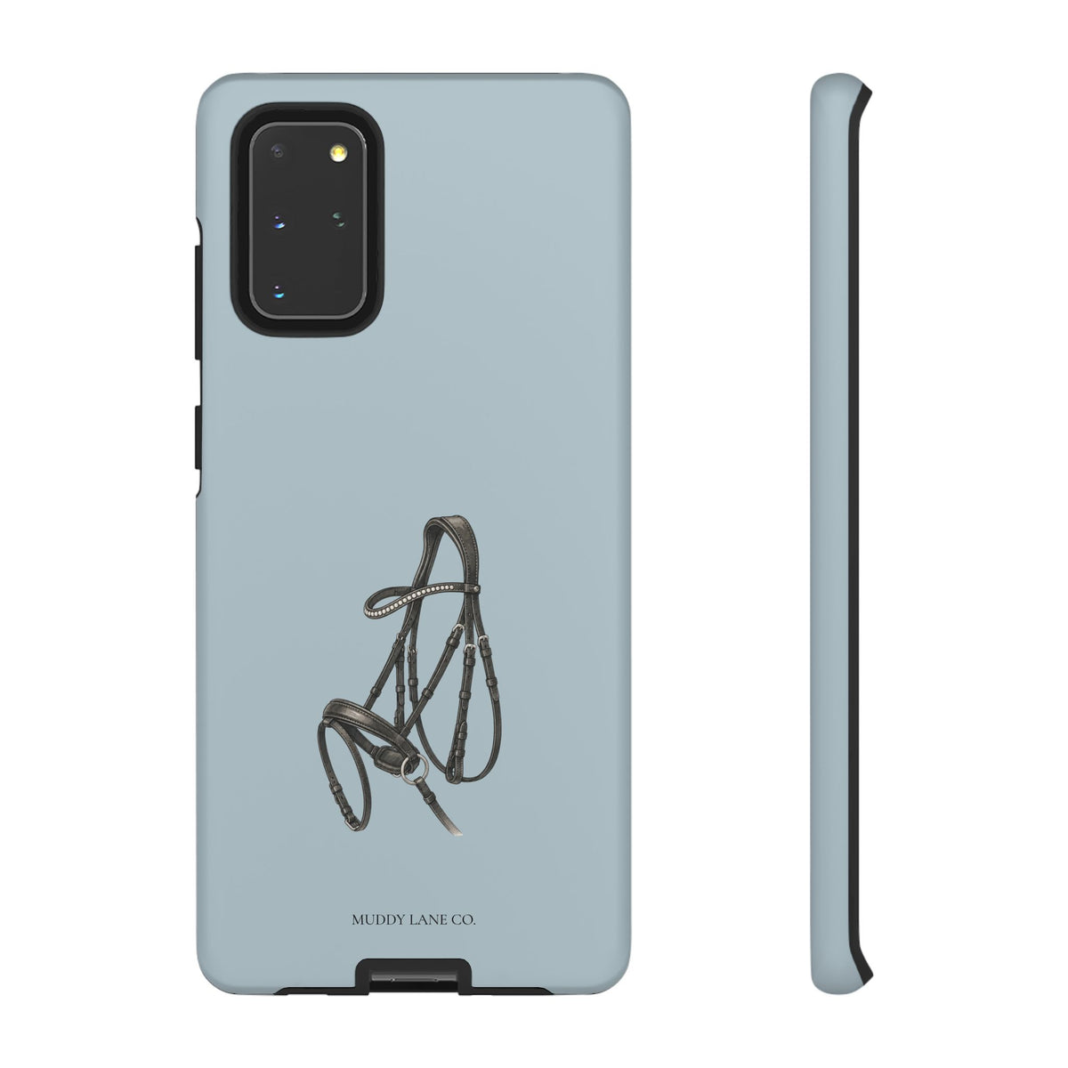 Bridle Tough Phone Case in Dusty Blue Matte