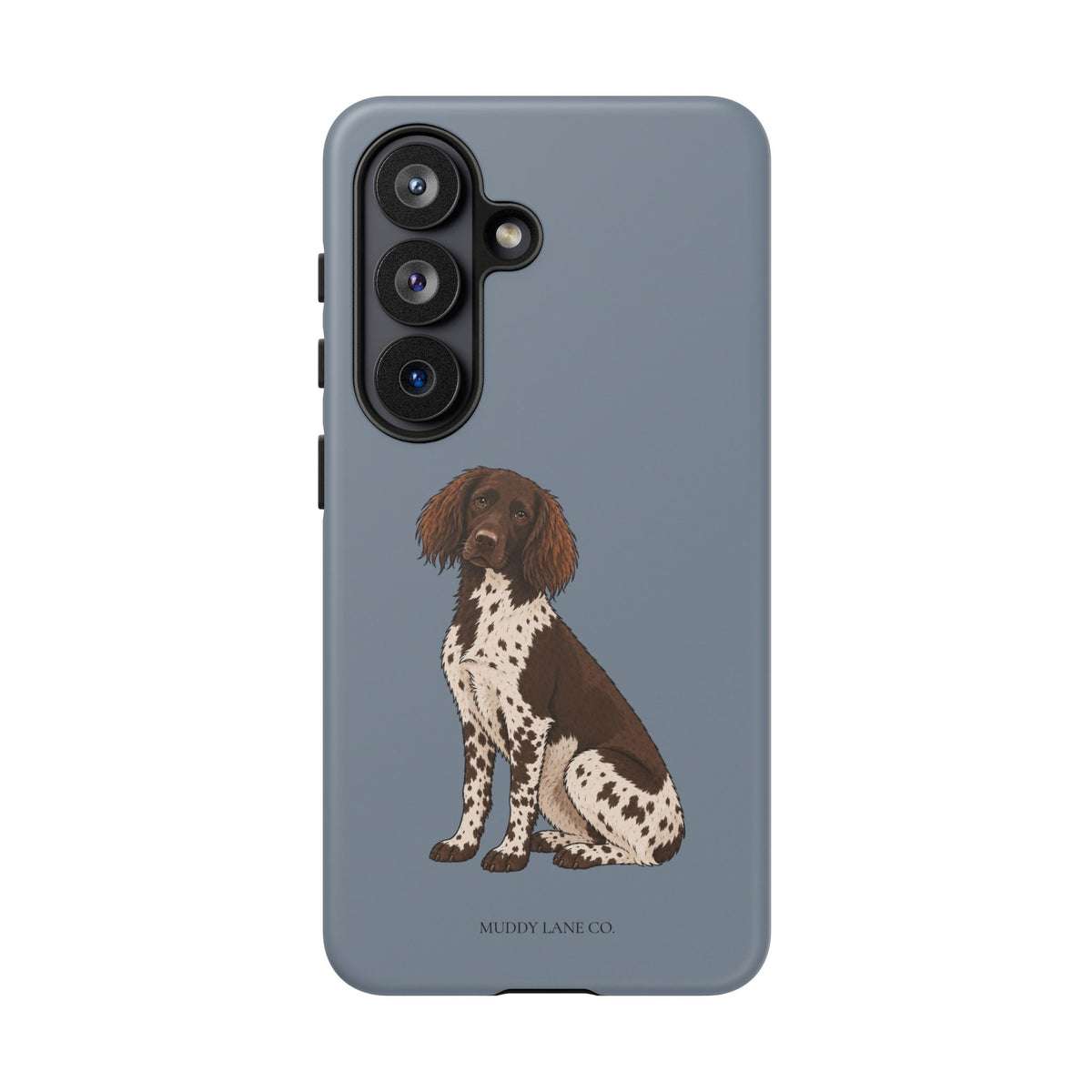 Spaniel Tough Phone Case in Smoke Blue Matte