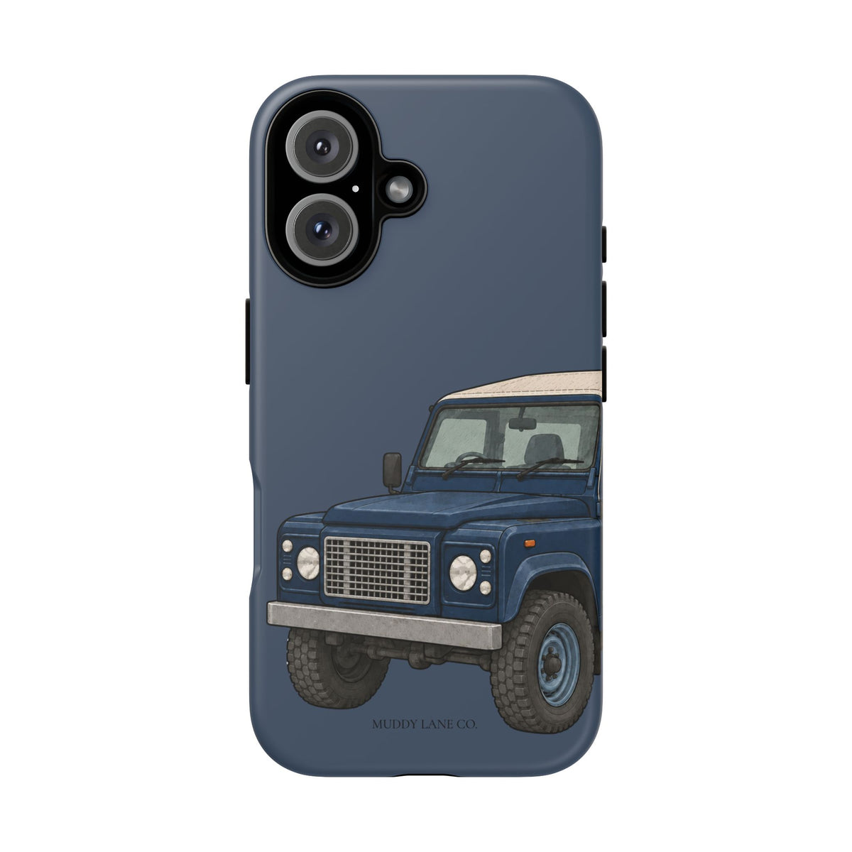 Blue Classic 4x4 Close-Up Tough Phone Case in Deep Navy Matte