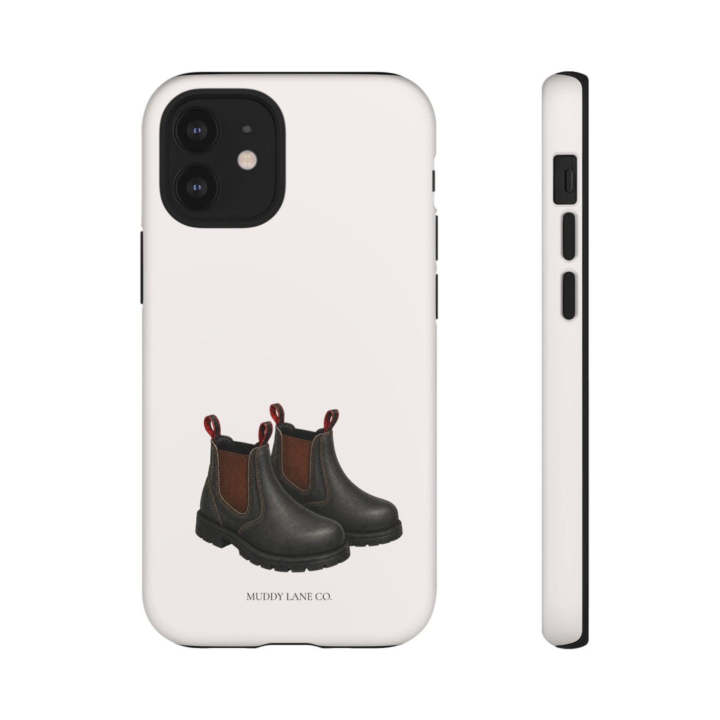 Yard Boots Tough Phone Case in Warm Cream Matte