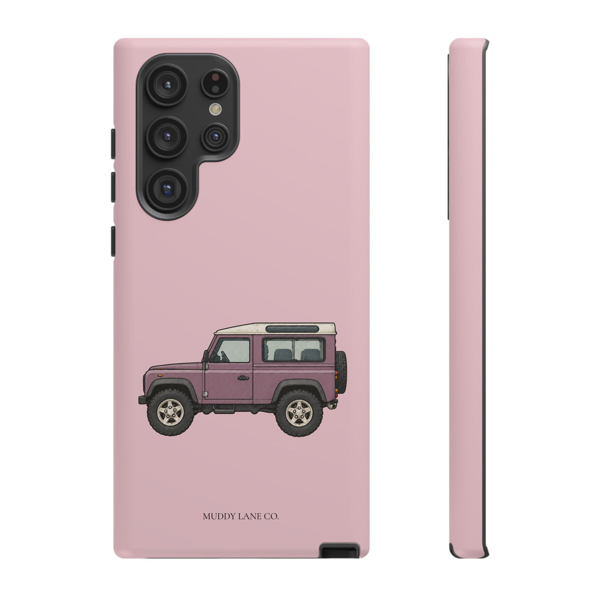 Pink Classic 4x4 Tough Phone Case in Soft Rosette Pink Matte