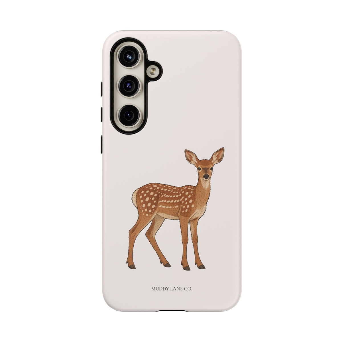 Fawn Tough Phone Case in Warm Cream Matte