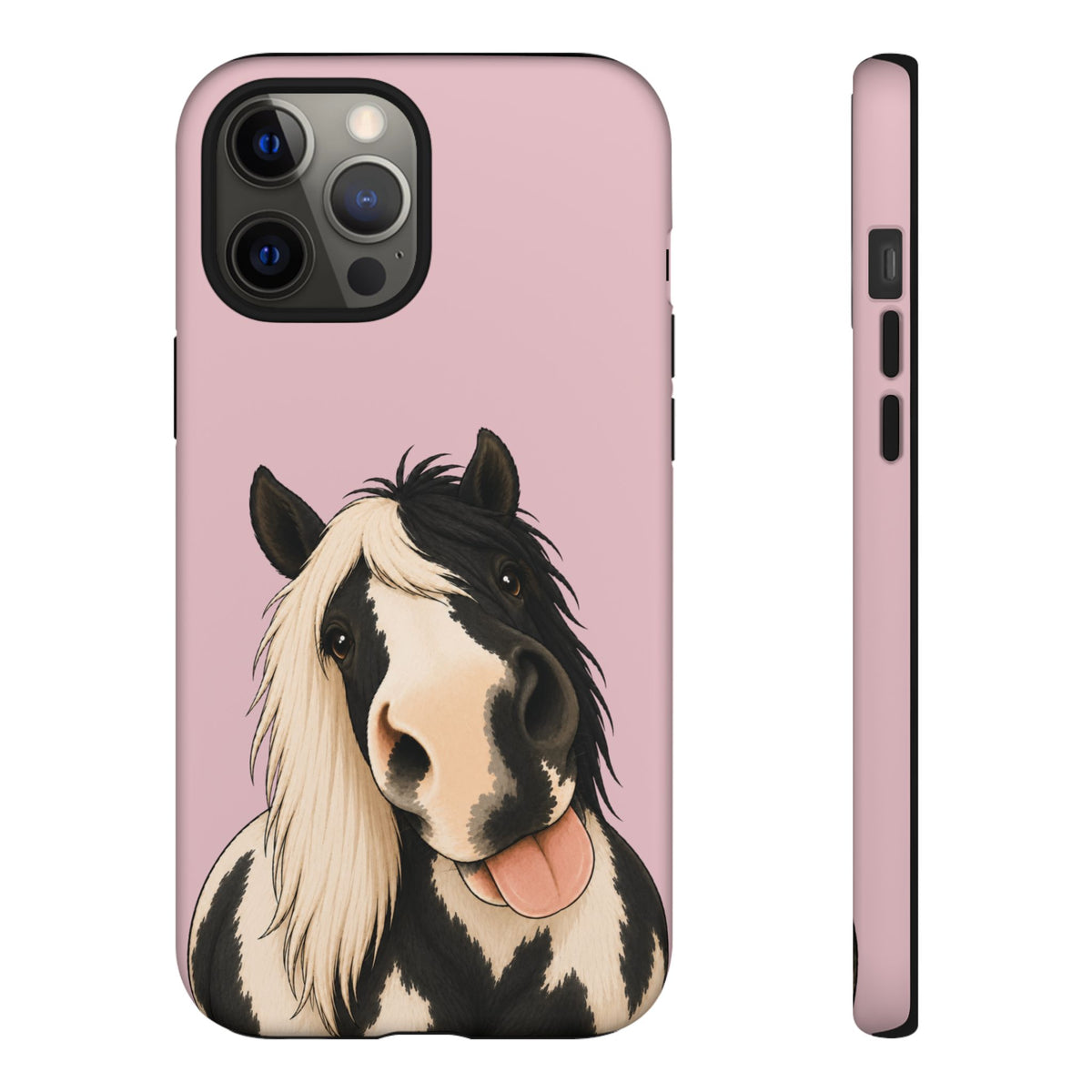 Cheeky Cob Tough Phone Case in Soft Rosette Pink Matte