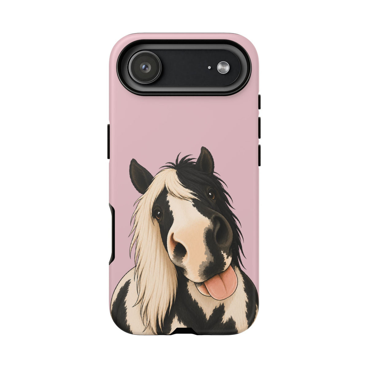 Cheeky Cob Tough Phone Case in Soft Rosette Pink Matte