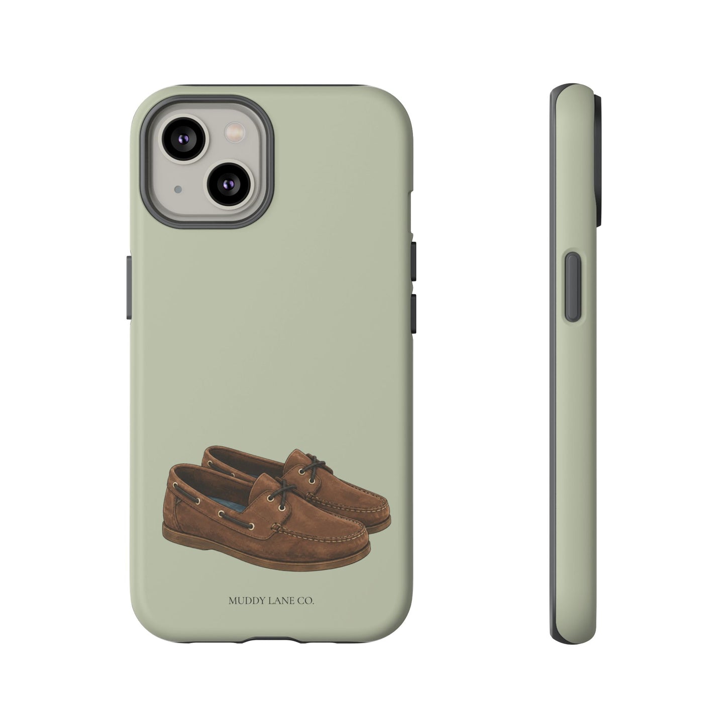 Deck Shoes Tough Phone Case in Light Sage Matte
