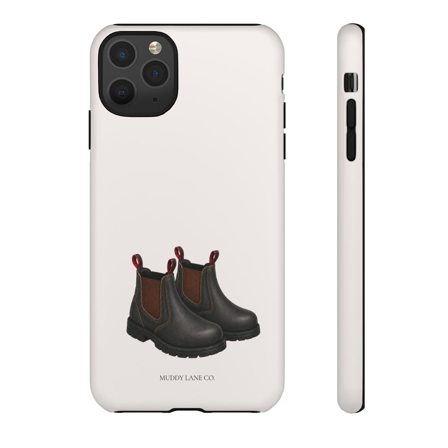 Yard Boots Tough Phone Case in Warm Cream Matte