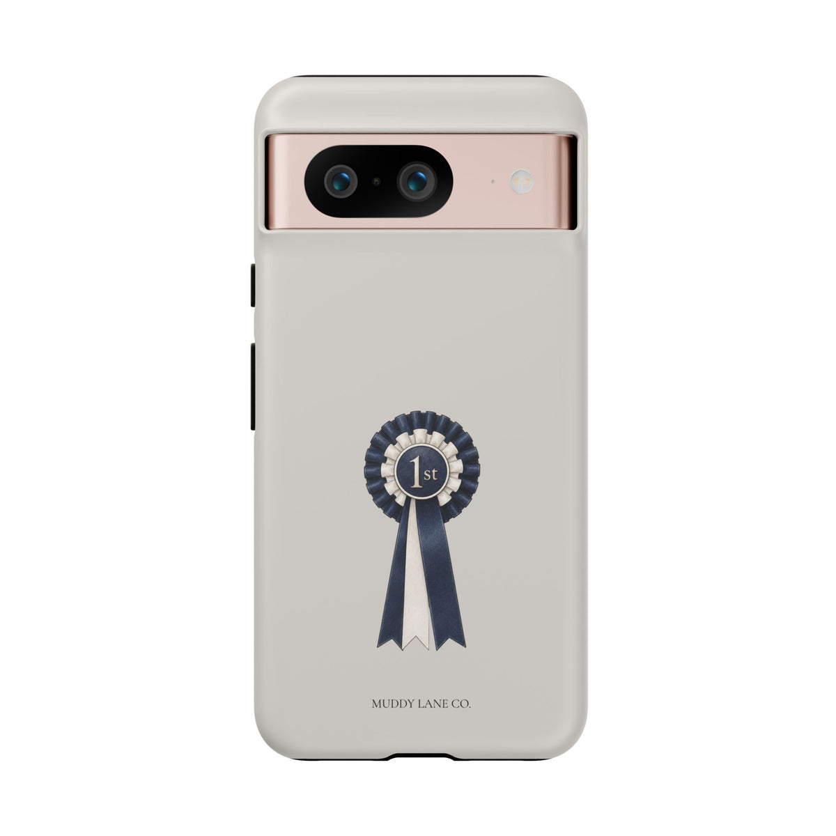Rosette Tough Phone Case in Soft Grey Matte