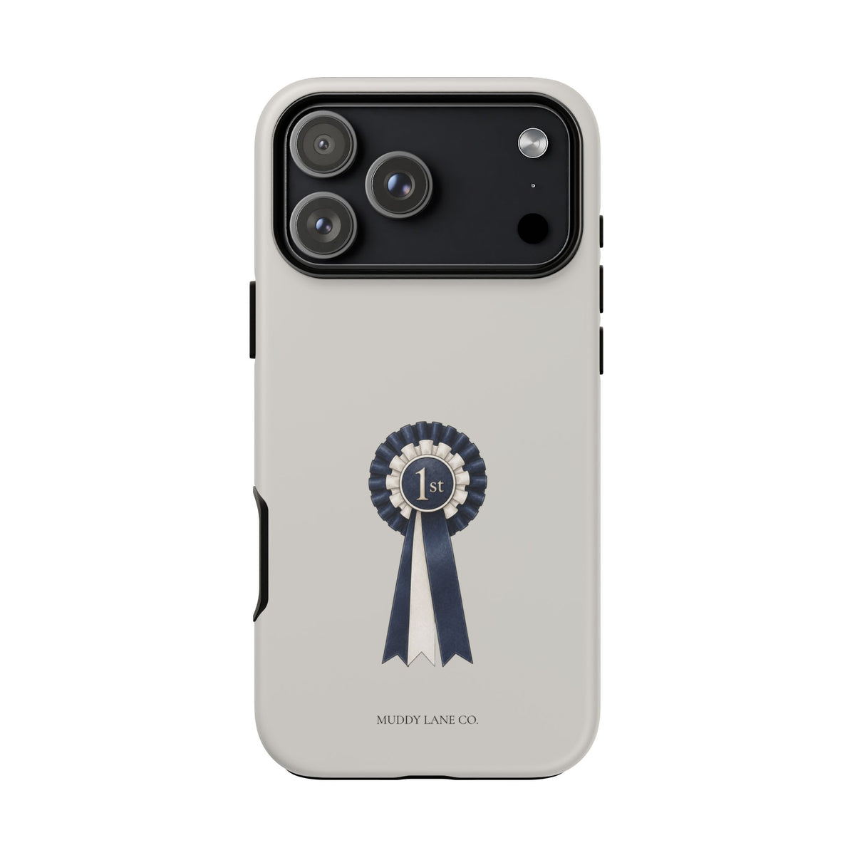 Rosette Tough Phone Case in Soft Grey Matte