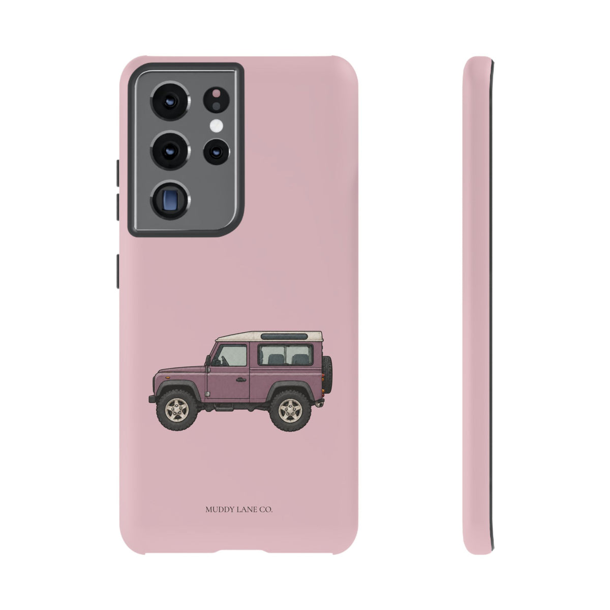 Pink Classic 4x4 Tough Phone Case in Soft Rosette Pink Matte