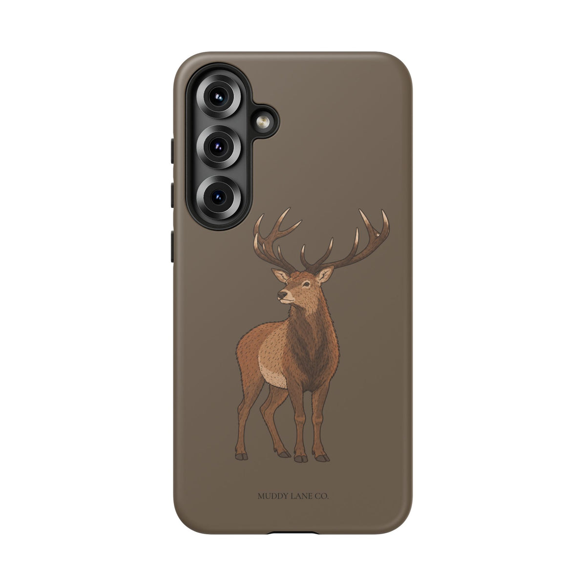 Stag Tough Phone Case in Taupe Brown Matte