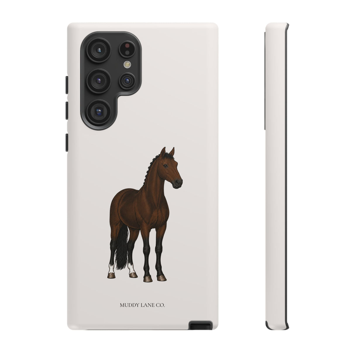 Bay Horse Tough Phone Case in Warm Cream Matte