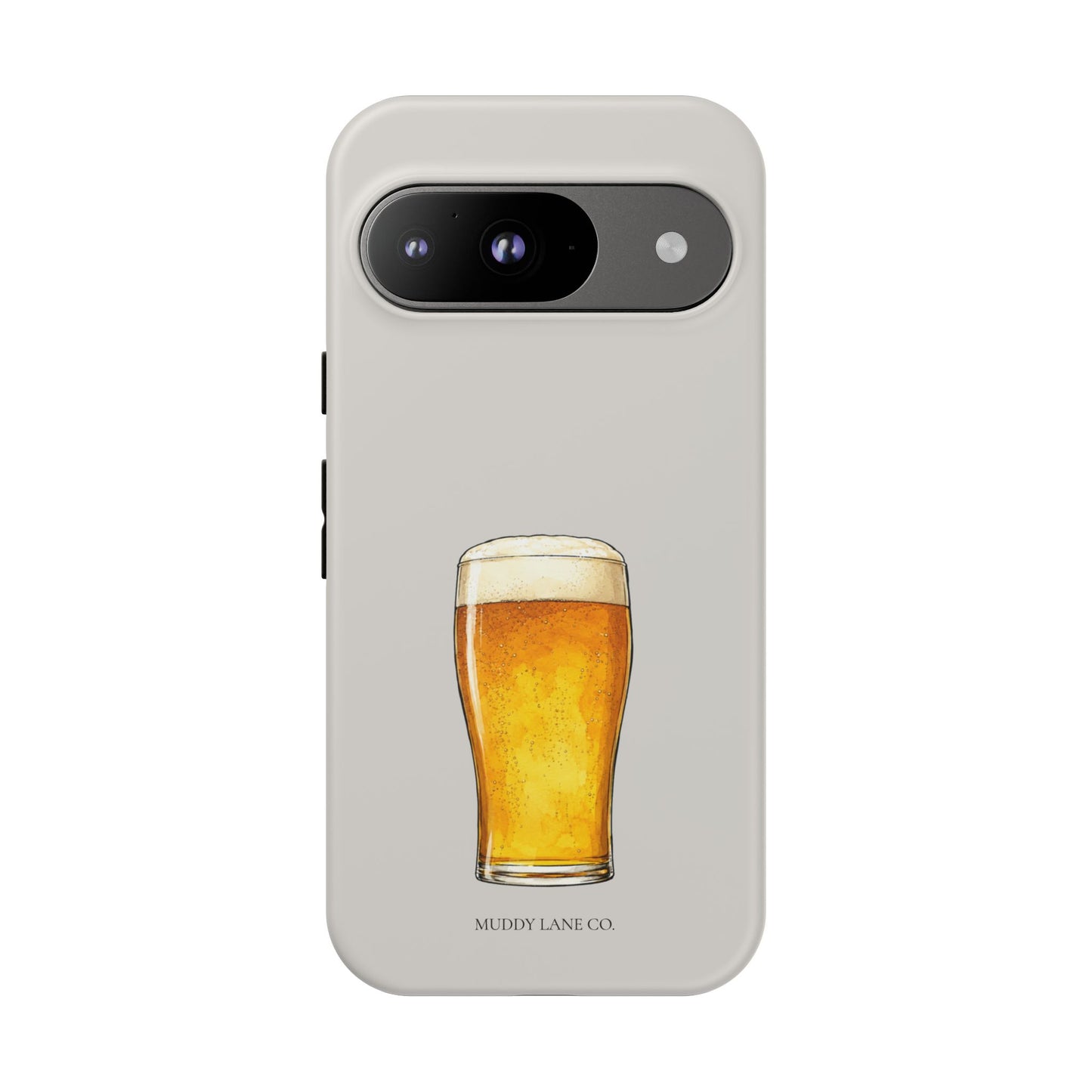 Pub Pint Tough Phone Case in Soft Grey Matte