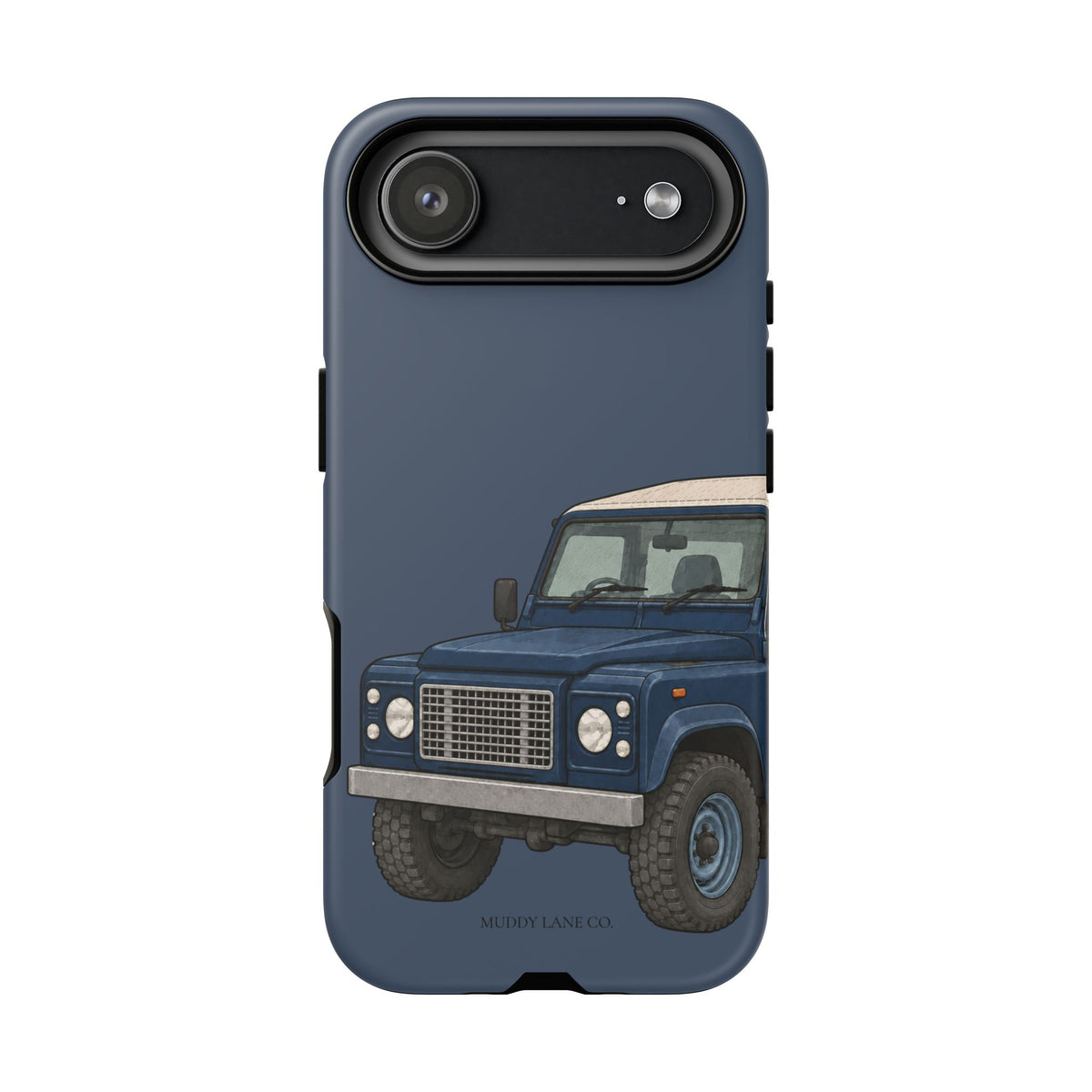 Blue Classic 4x4 Close-Up Tough Phone Case in Deep Navy Matte