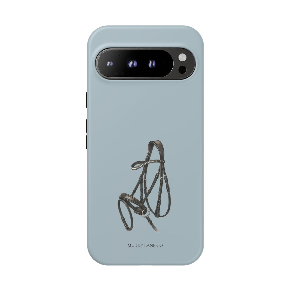 Bridle Tough Phone Case in Dusty Blue Matte