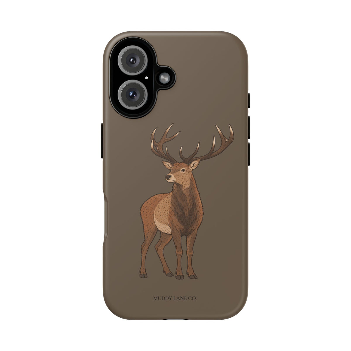 Stag Tough Phone Case in Taupe Brown Matte
