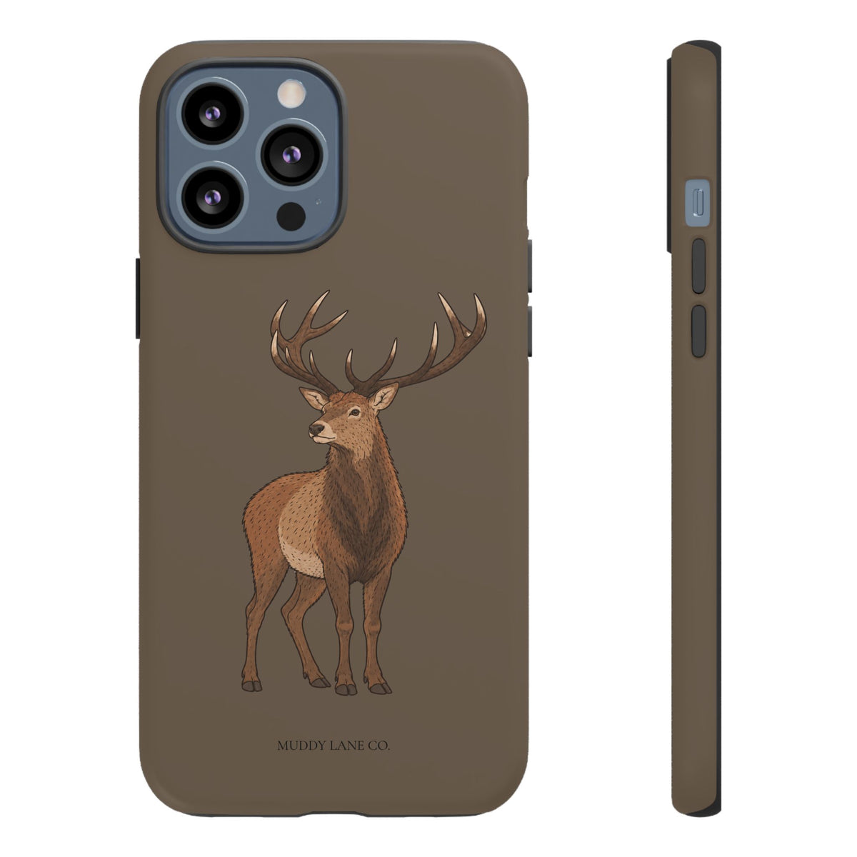 Stag Tough Phone Case in Taupe Brown Matte