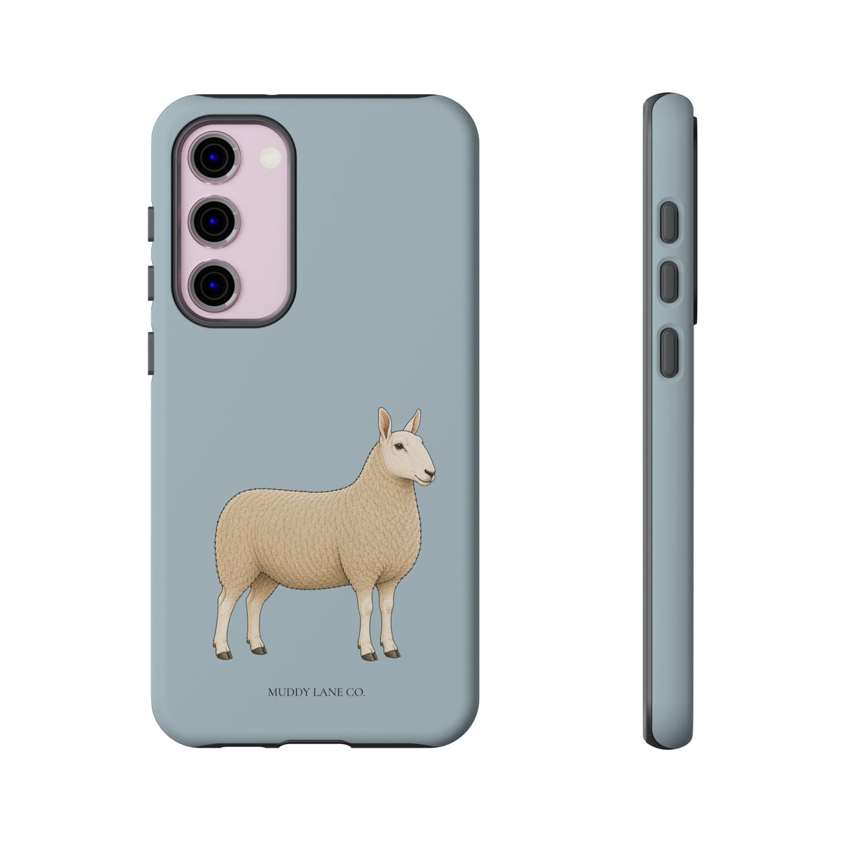 Border Leicester Tough Phone Case in Dusty Blue Matte