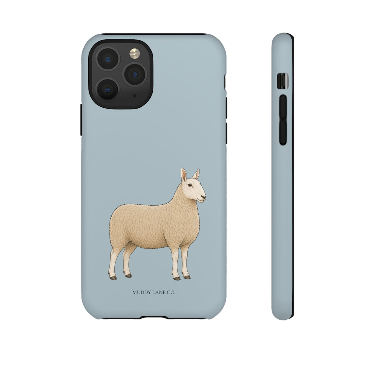 Border Leicester Tough Phone Case in Dusty Blue Matte