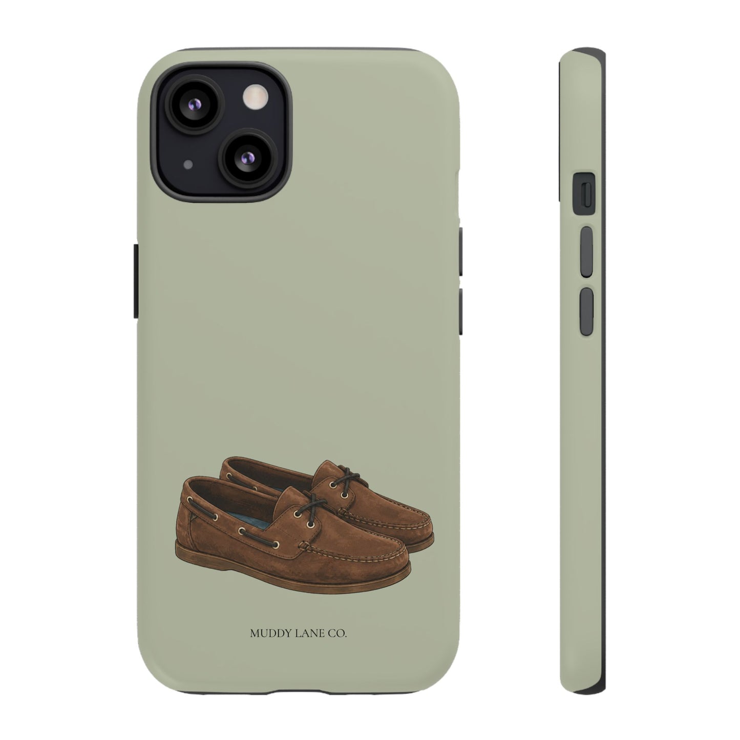 Deck Shoes Tough Phone Case in Light Sage Matte