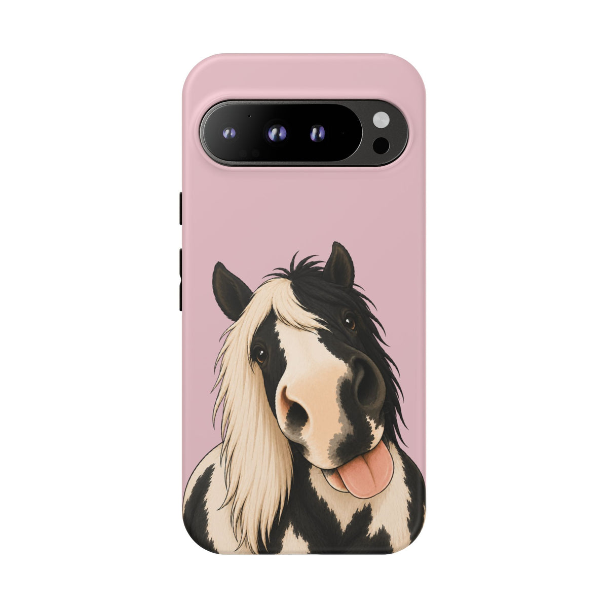 Cheeky Cob Tough Phone Case in Soft Rosette Pink Matte