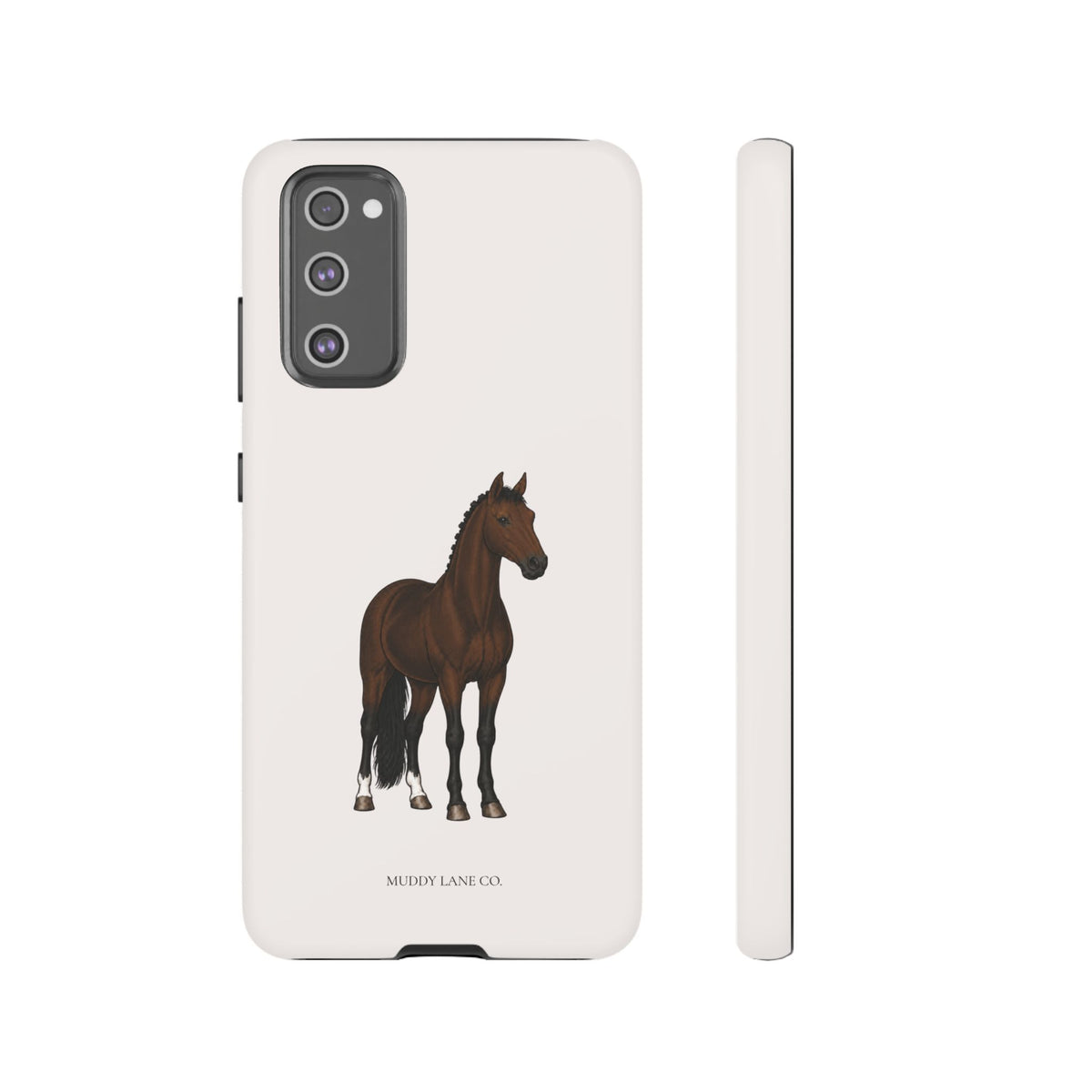 Bay Horse Tough Phone Case in Warm Cream Matte