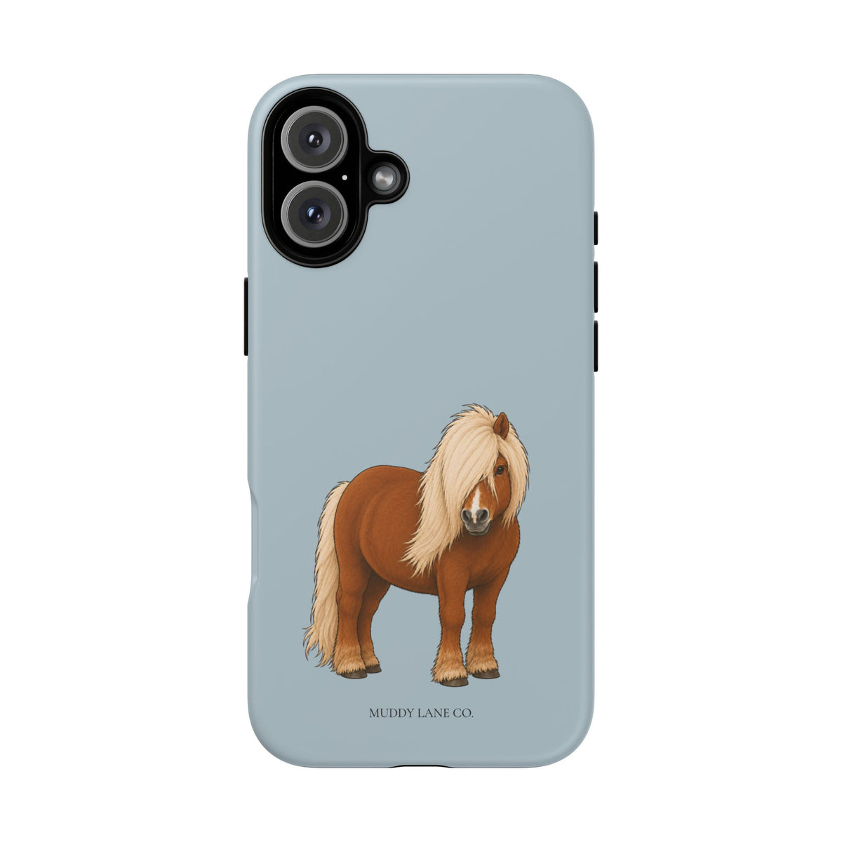 Shetty Tough Phone Case in Dusty Blue Matte