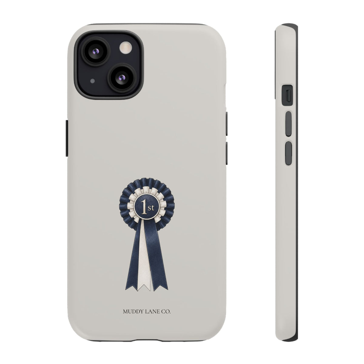 Rosette Tough Phone Case in Soft Grey Matte
