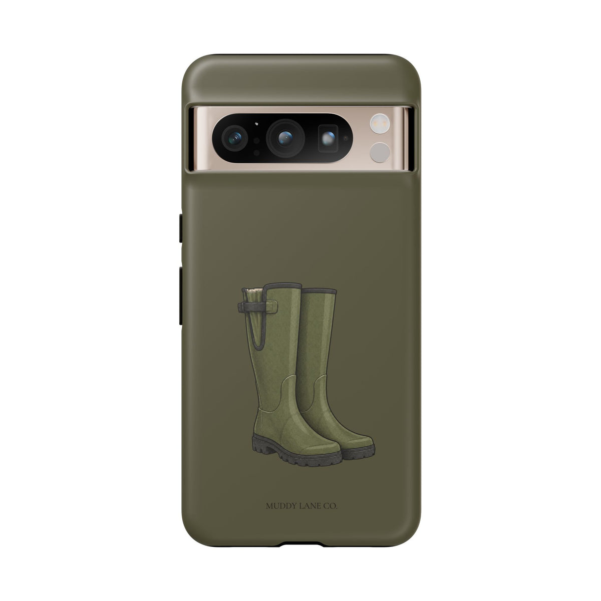 Wellies Tough Phone Case in Muddy Green Matte