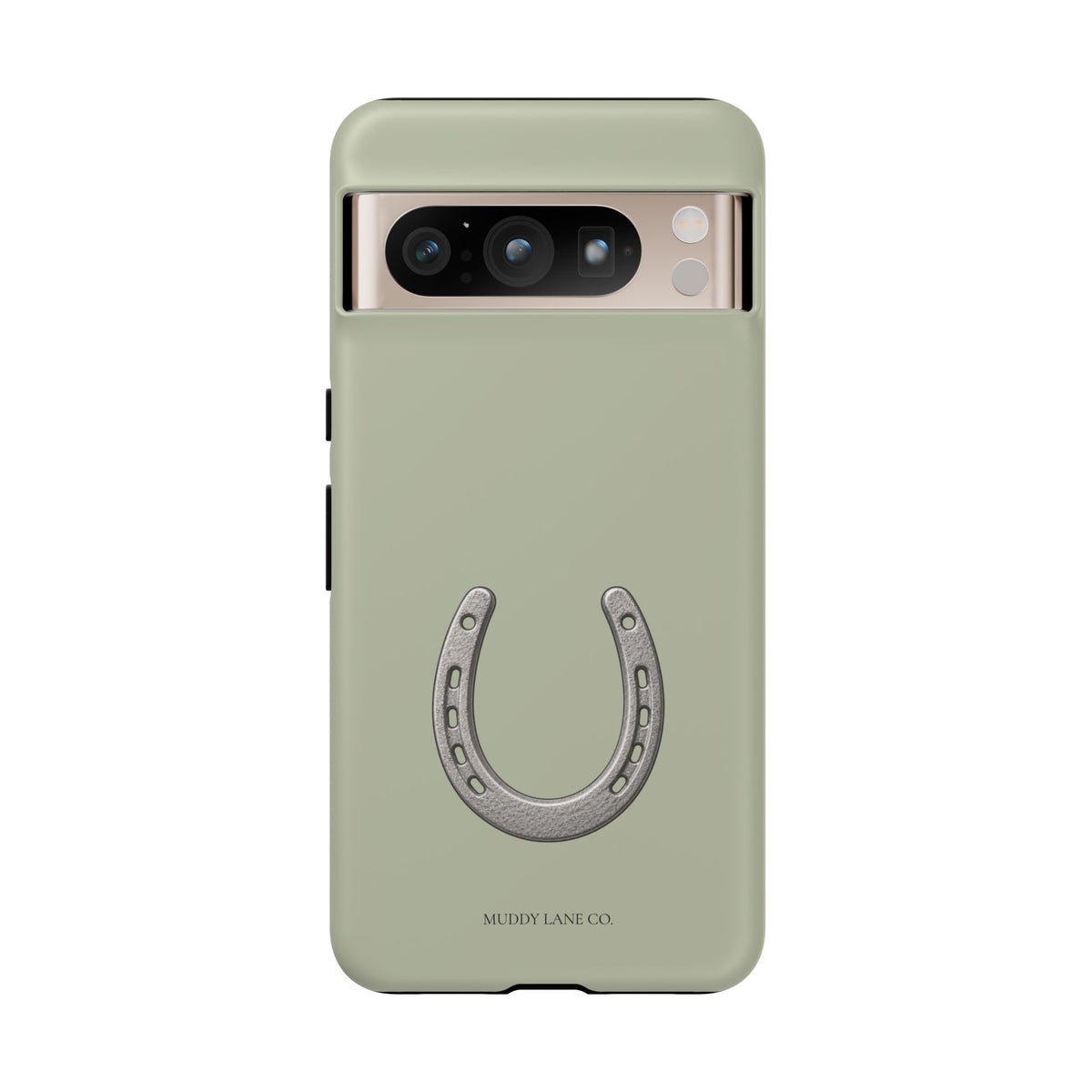 Horseshoe Tough Phone Case in Light Sage Matte