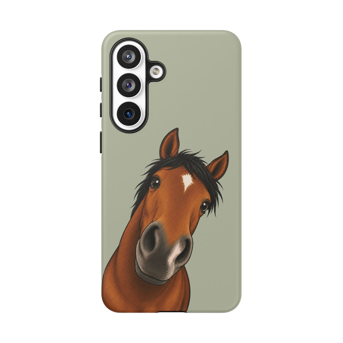 Boop Horse Tough Phone Case in Light Sage Matte
