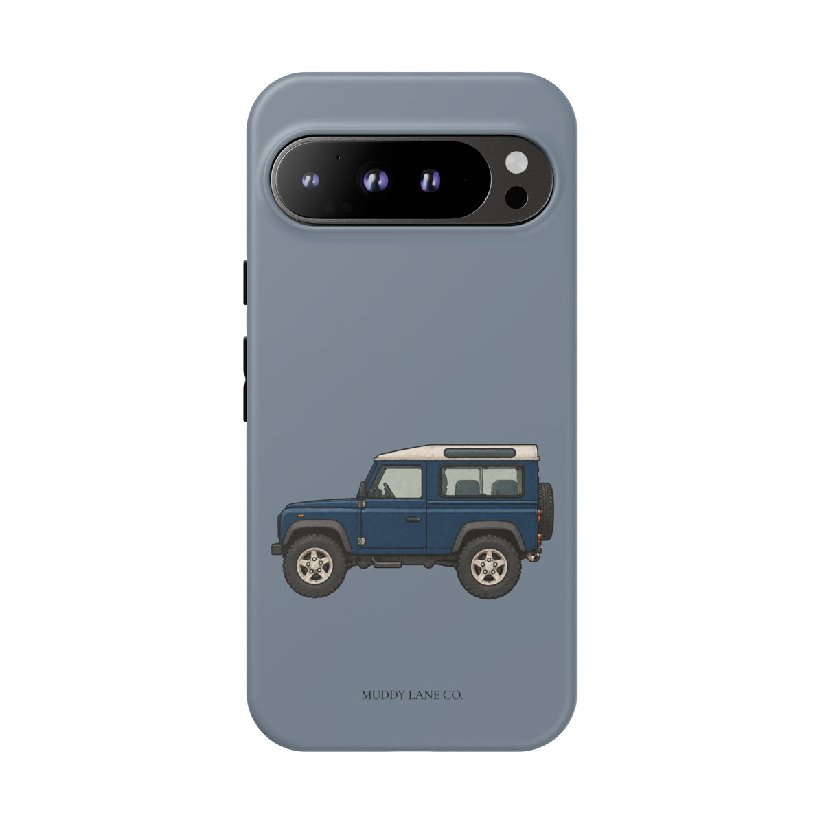 Blue Classic 4x4 Tough Phone Case in Smoke Blue Matte