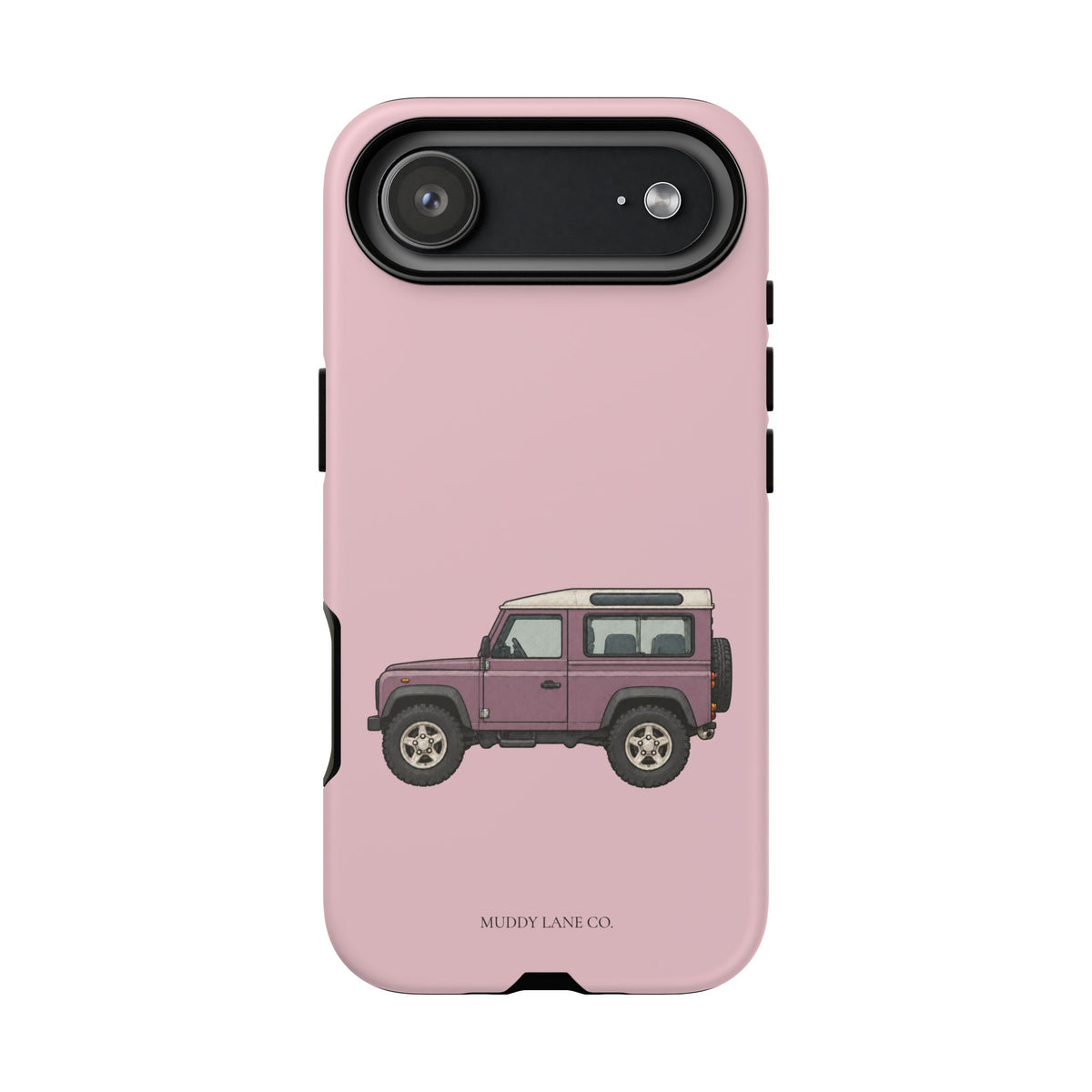 Pink Classic 4x4 Tough Phone Case in Soft Rosette Pink Matte