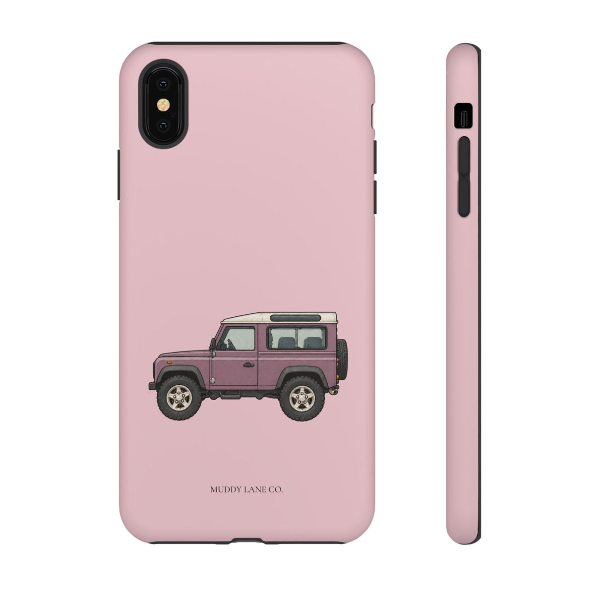 Pink Classic 4x4 Tough Phone Case in Soft Rosette Pink Matte
