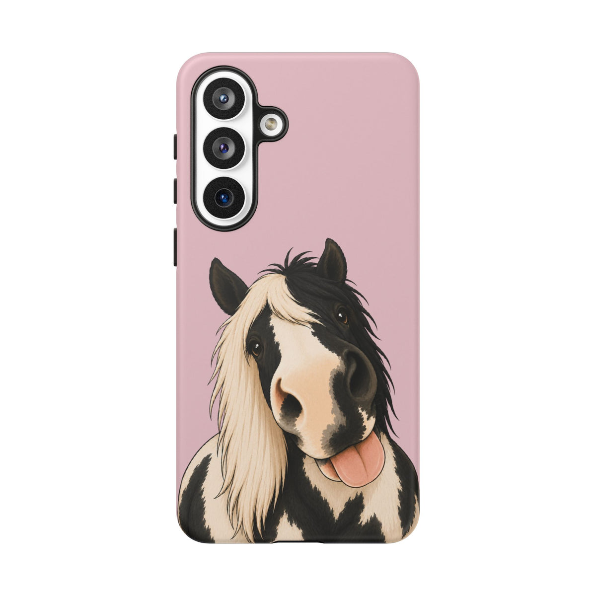 Cheeky Cob Tough Phone Case in Soft Rosette Pink Matte