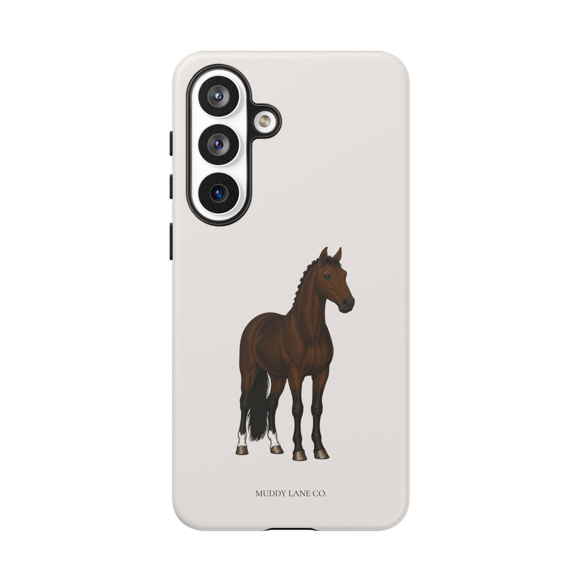 Bay Horse Tough Phone Case in Warm Cream Matte