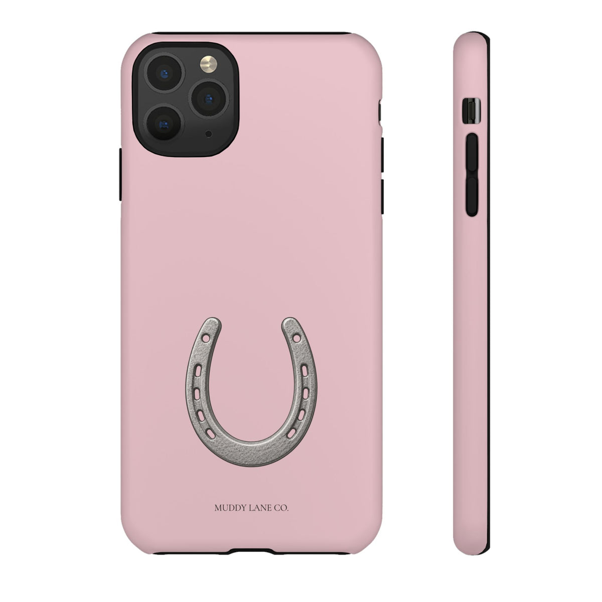 Horseshoe Tough Phone Case in Soft Rosette Pink Matte