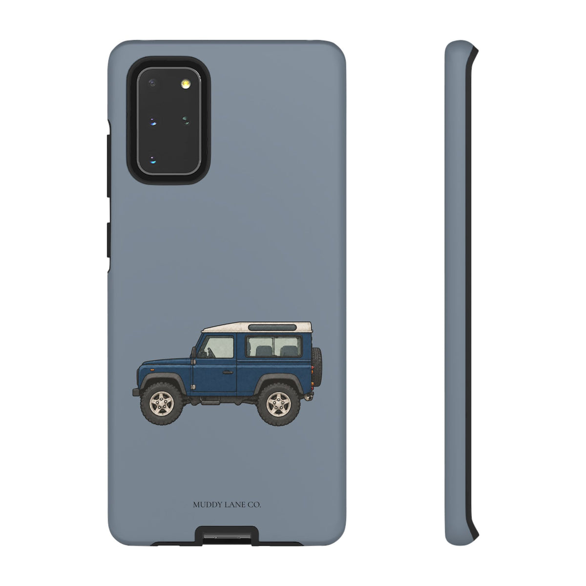 Blue Classic 4x4 Tough Phone Case in Smoke Blue Matte