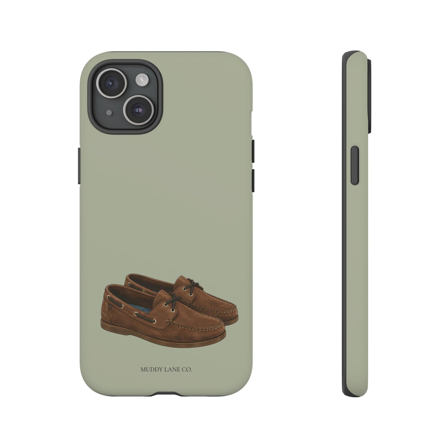 Deck Shoes Tough Phone Case in Light Sage Matte