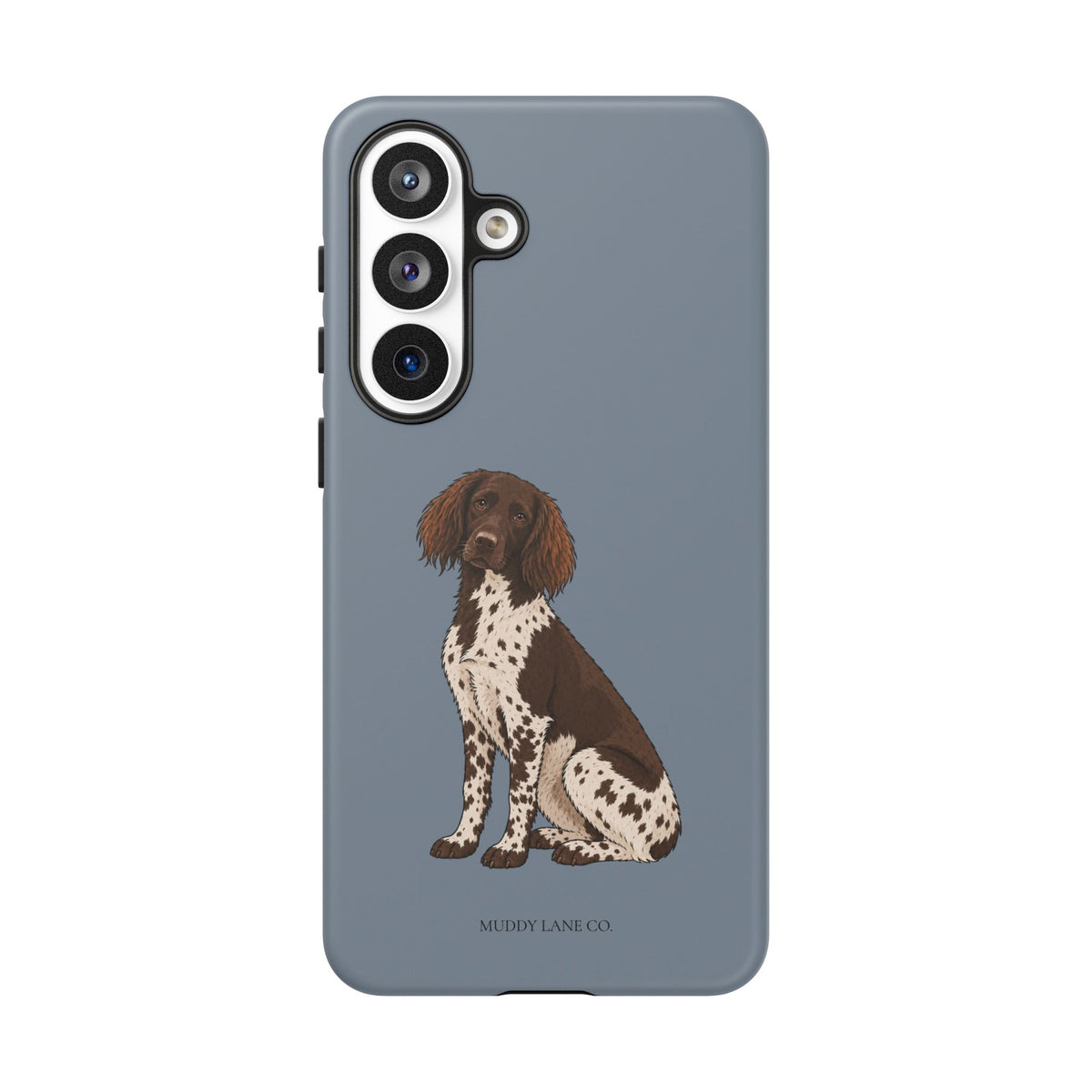 Spaniel Tough Phone Case in Smoke Blue Matte