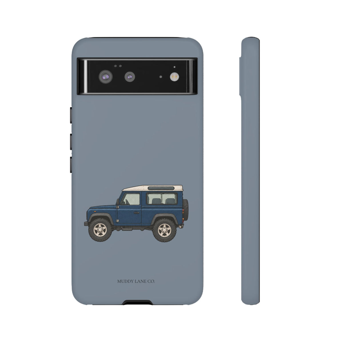 Blue Classic 4x4 Tough Phone Case in Smoke Blue Matte