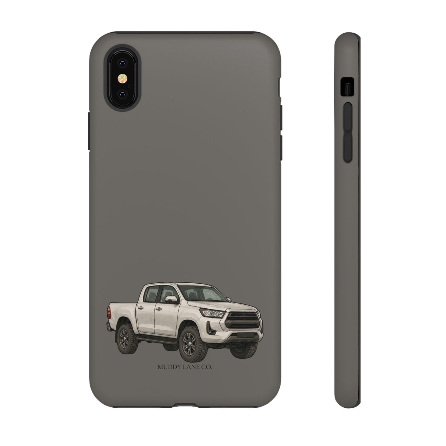 Farm Truck Tough Phone Case in Dark Grey Matte