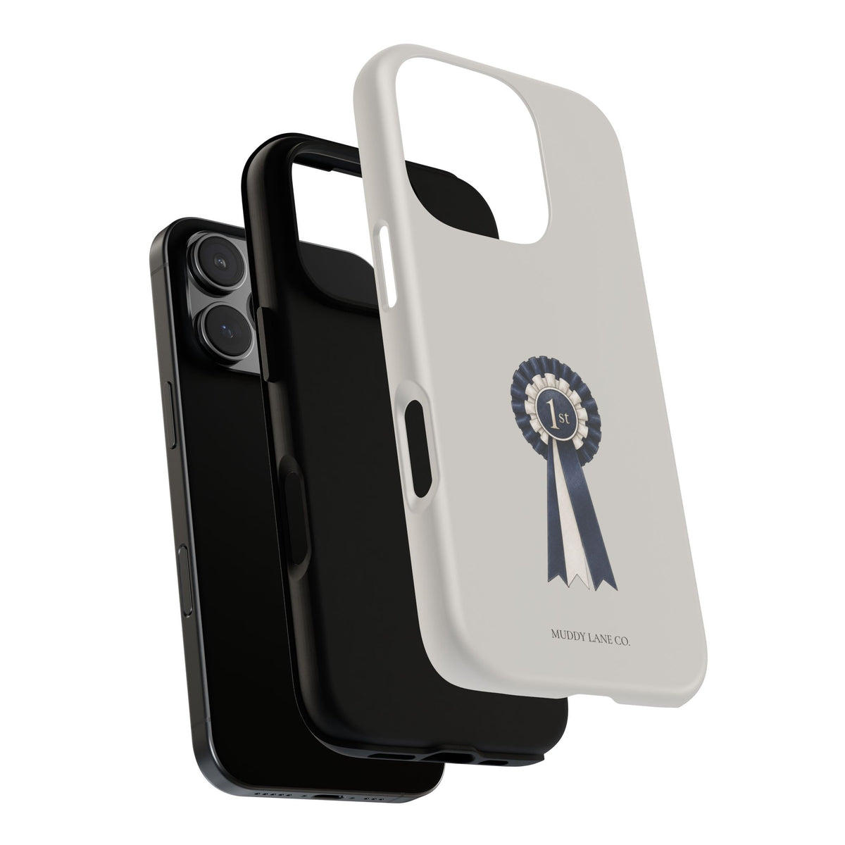 Rosette Tough Phone Case in Soft Grey Matte