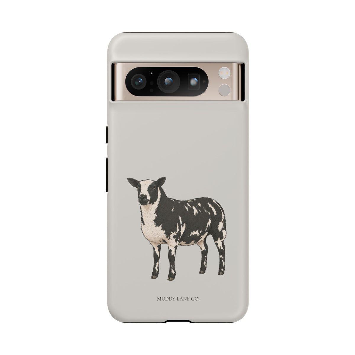 Dutch Spotted Sheep Tough Phone Case in Soft Grey Matte