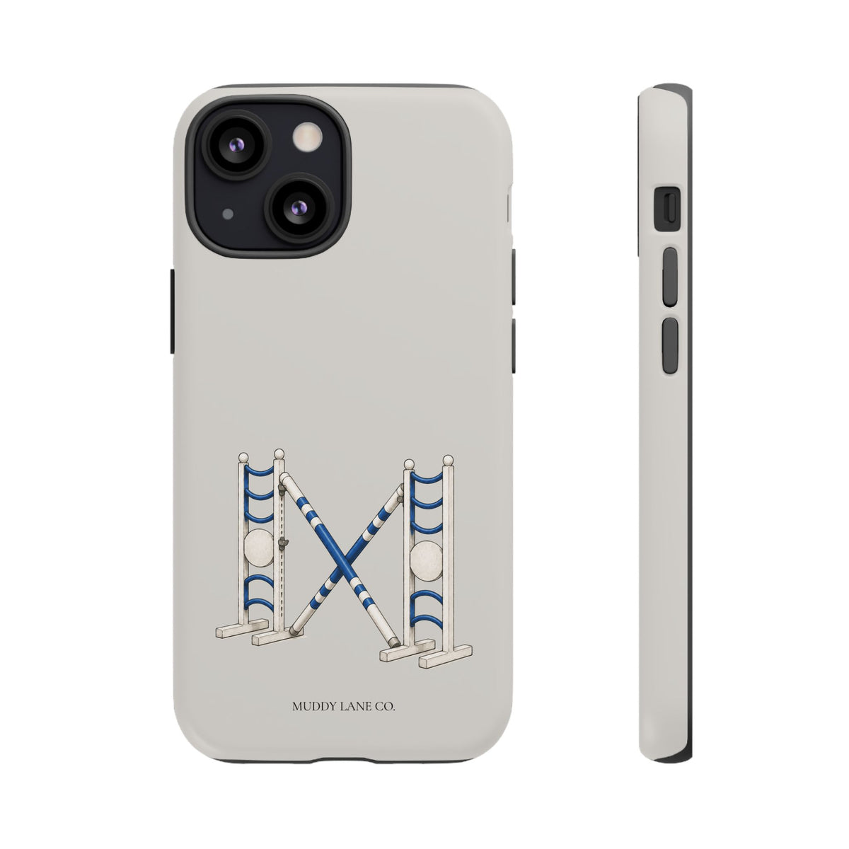 Show Jump Tough Phone Case in Soft Grey Matte