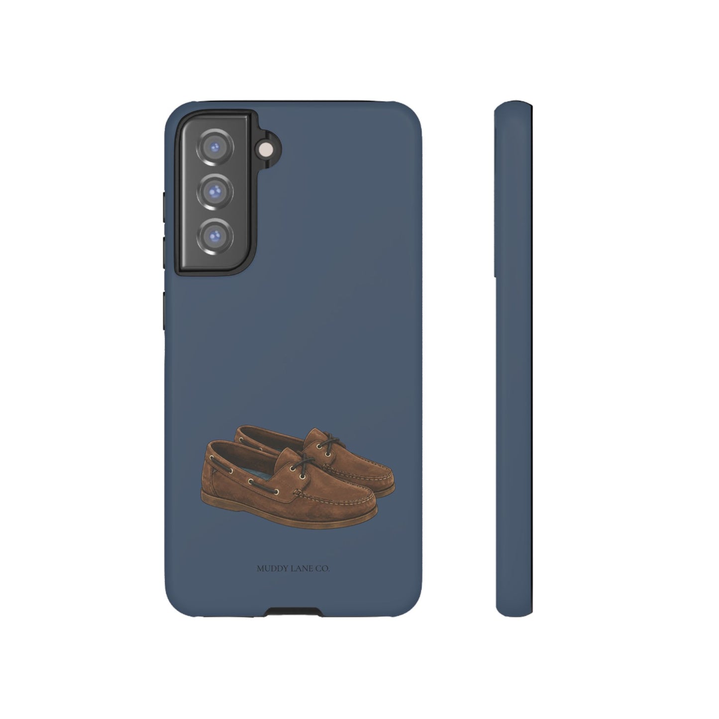 Deck Shoes Tough Phone Case in Deep Navy Matte