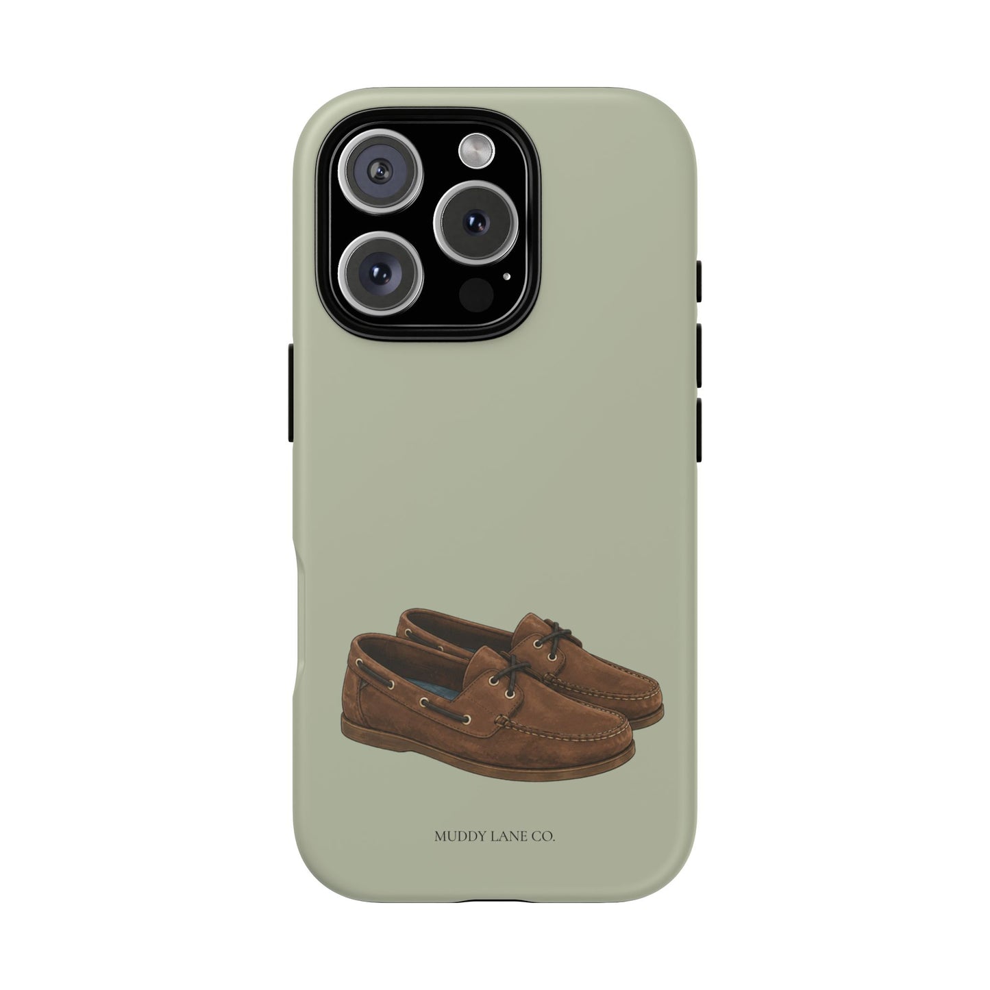 Deck Shoes Tough Phone Case in Light Sage Matte